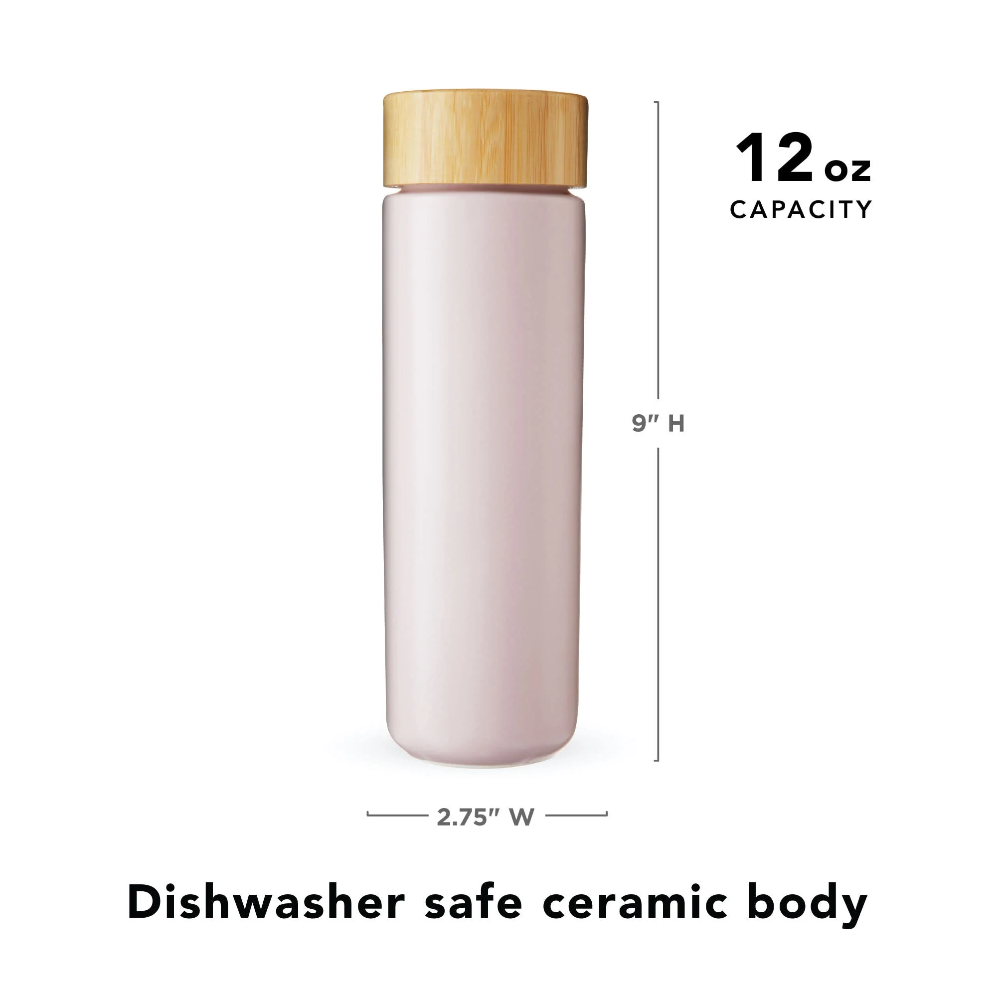 Pinky Up Tatyana Ceramic To-Go Infuser Mug in Lavender - Image 6