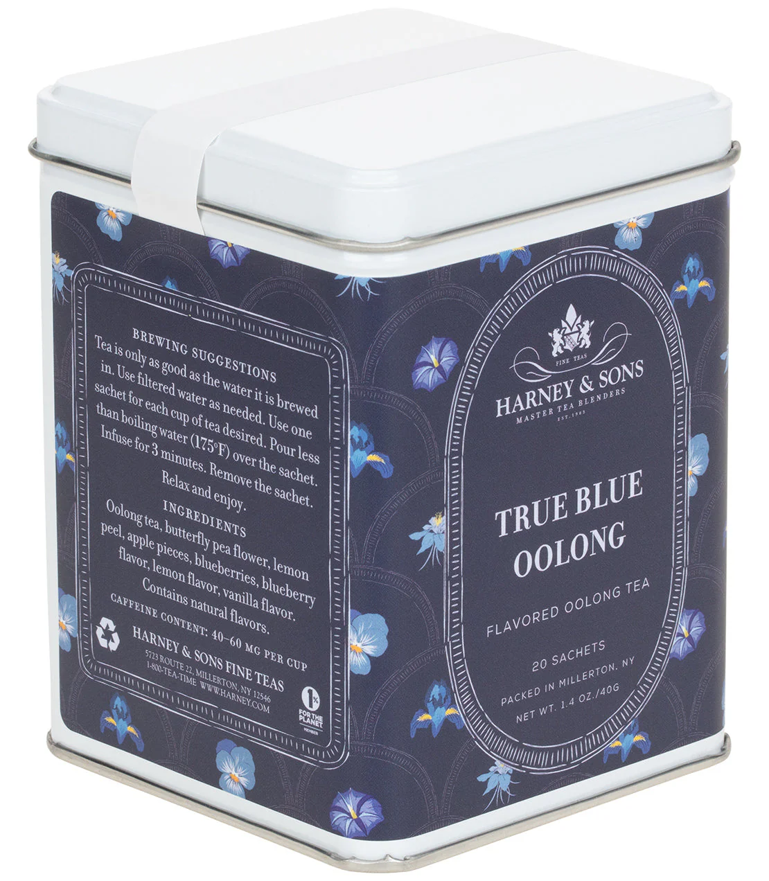 Harney & Sons True Blue Oolong, Tin of 20 Sachets