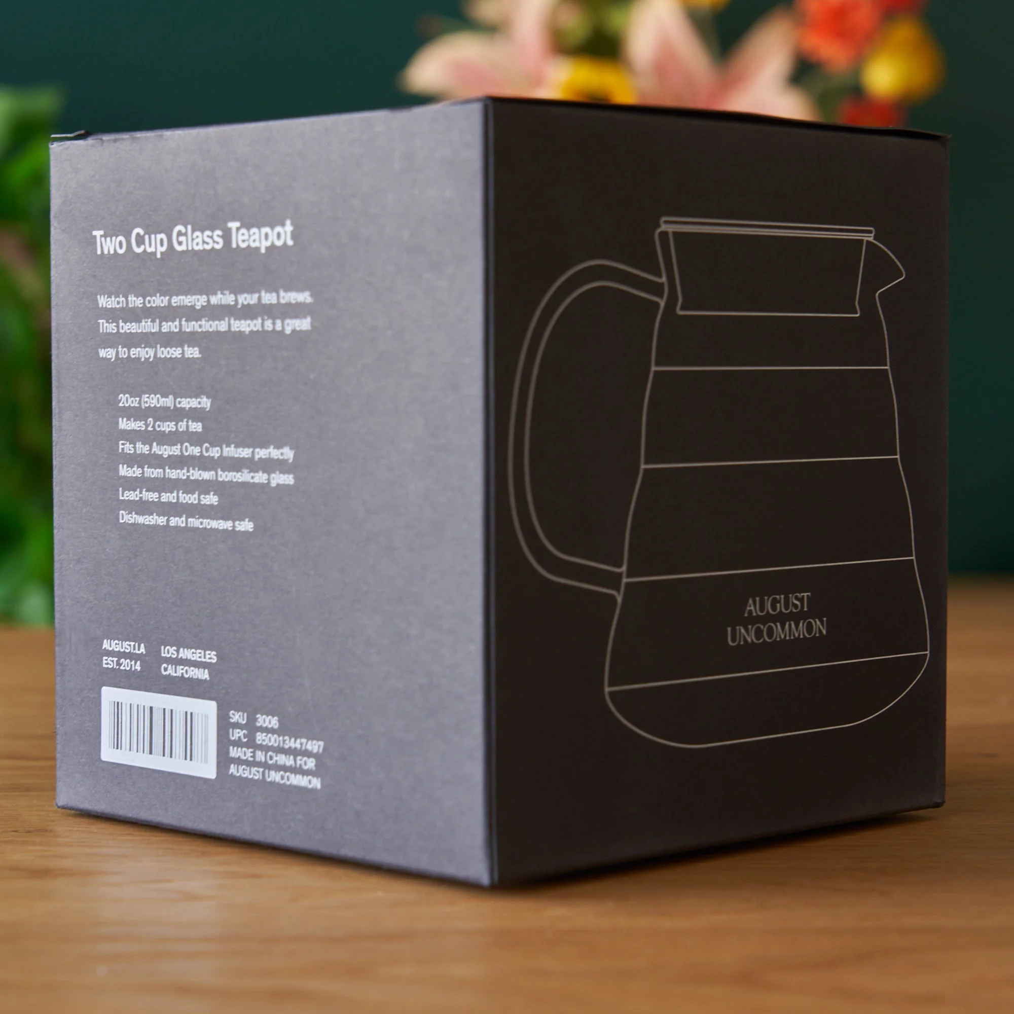 August Two Cup Glass Teapot - The Perfect Basic Teapot - Image 10