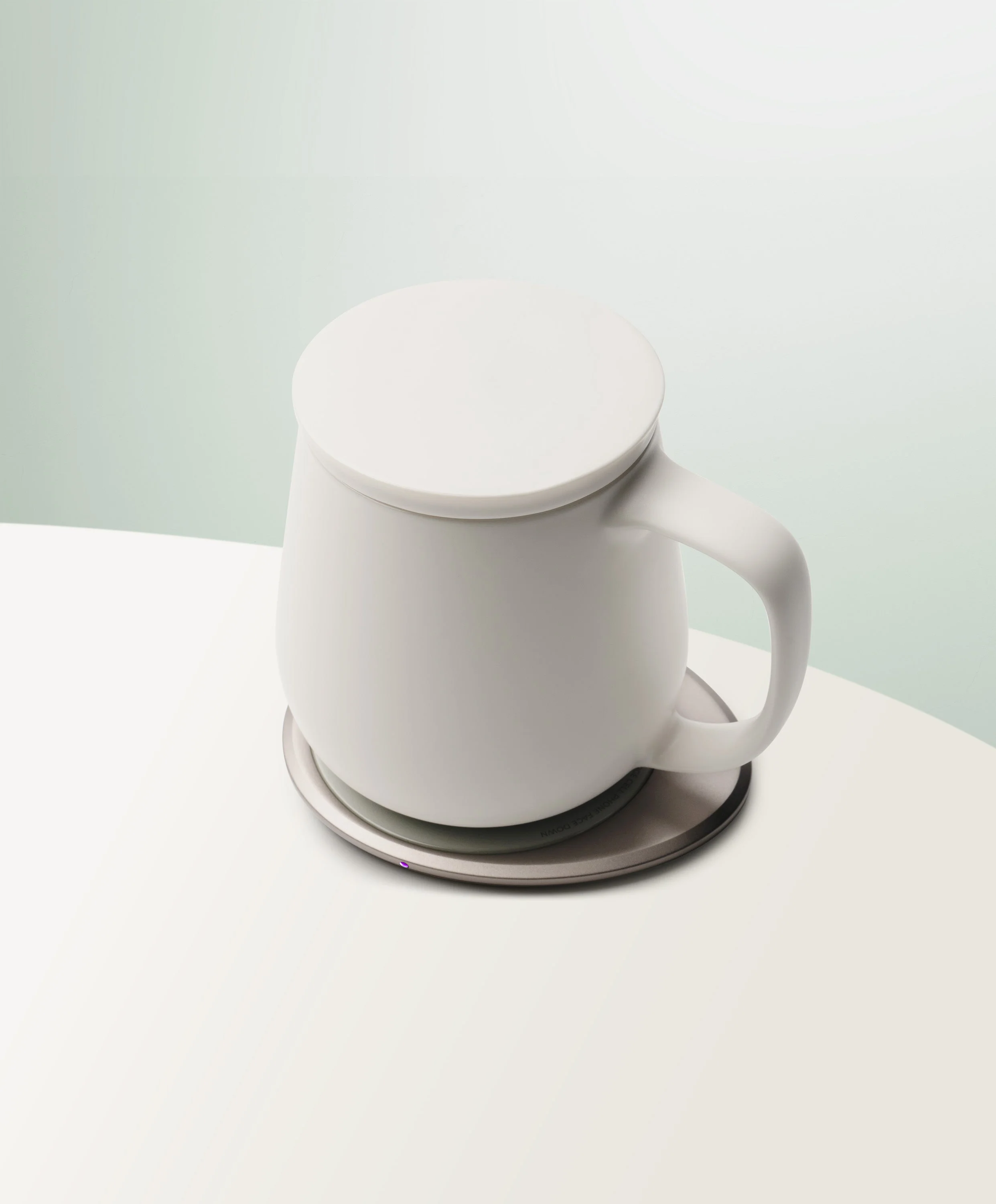 OHOM Ui+ Self-heating Mug Set - Jasmine White - Image 2