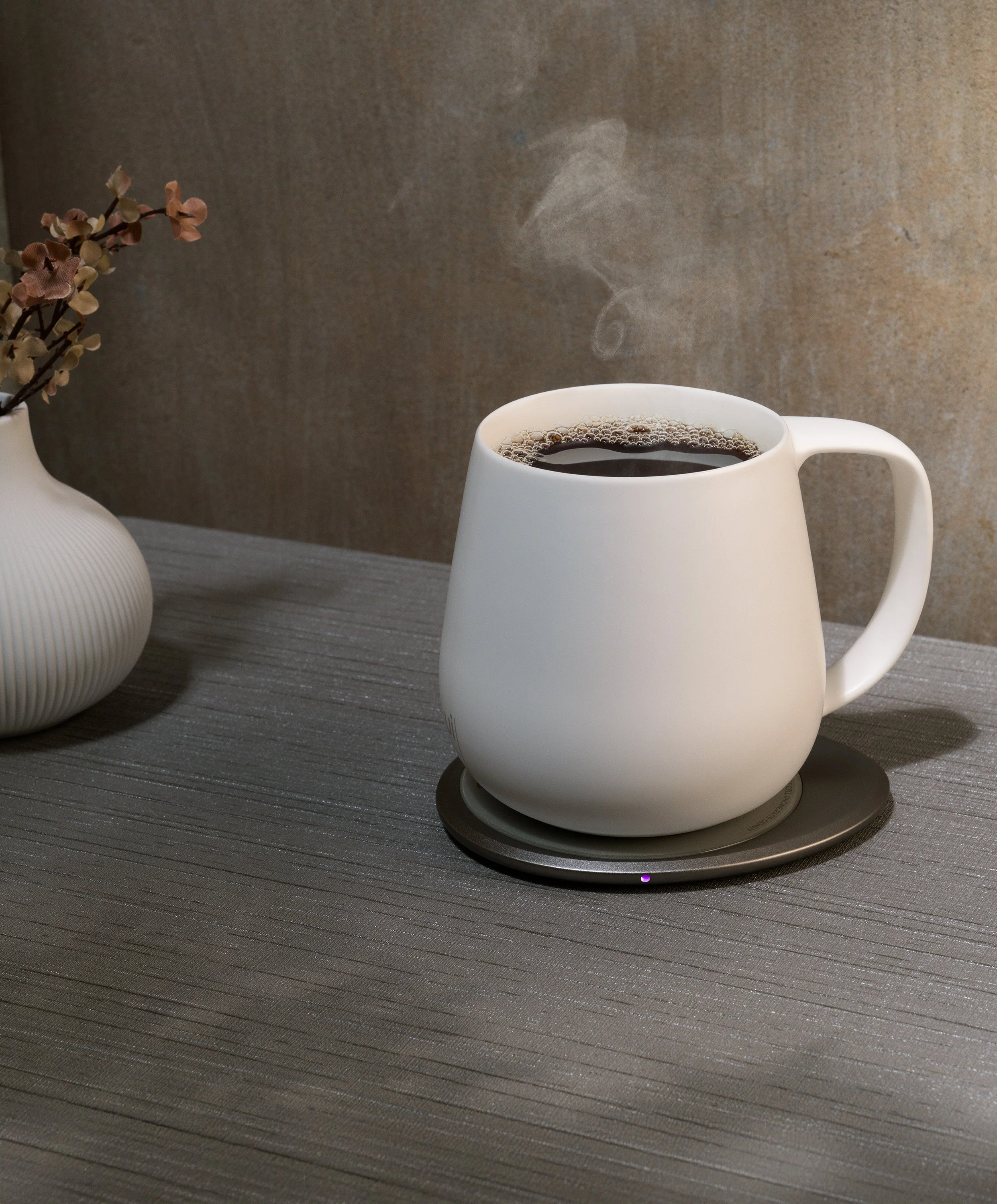 OHOM Ui+ Self-heating Mug Set - Jasmine White - Image 3